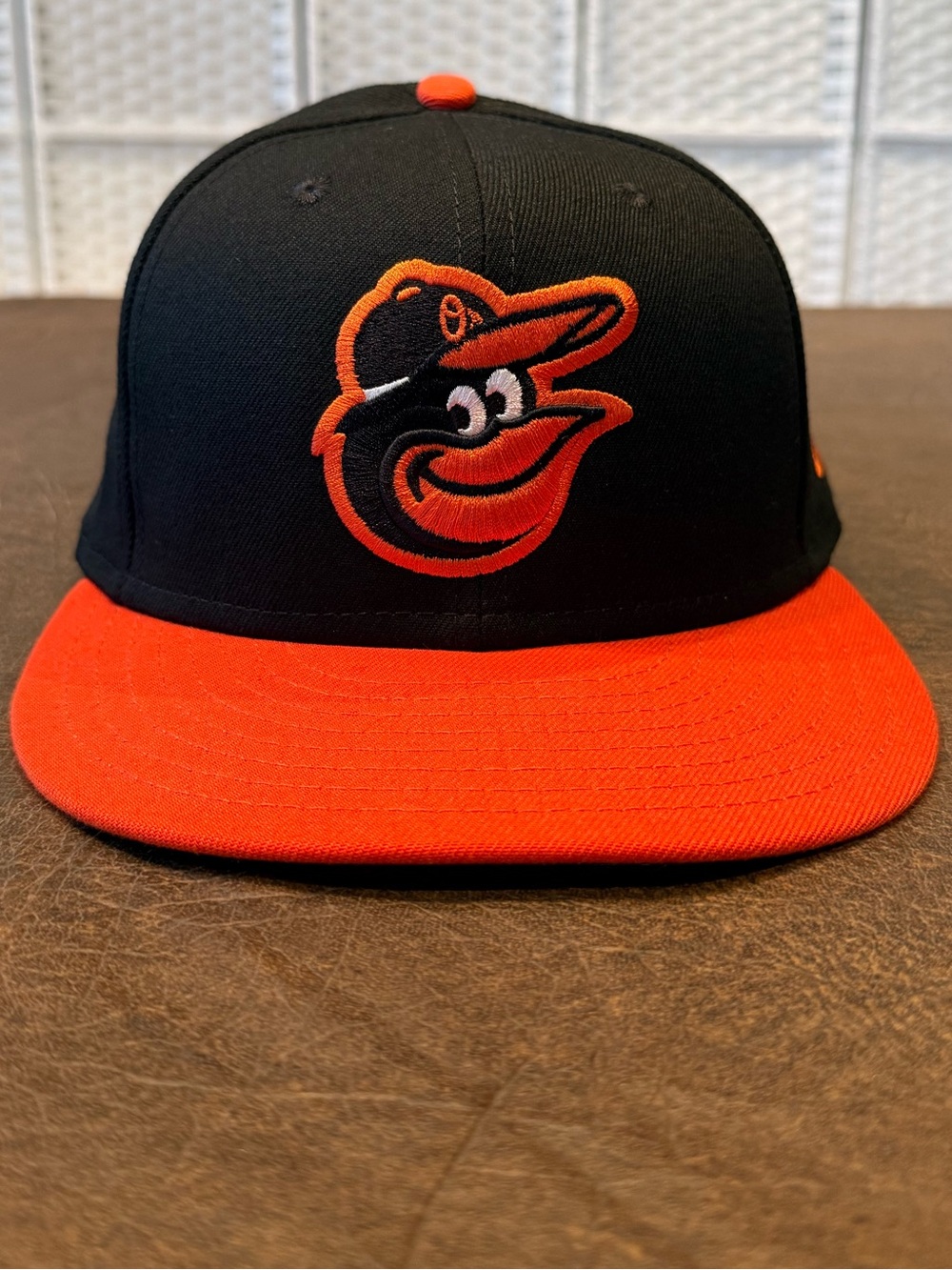 New Era Baltimore Orioles Black and Orange Fitted Hat